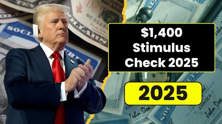 $1,400 Stimulus Check 2025