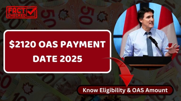 $2120 OAS PAYMENT DATE 2025