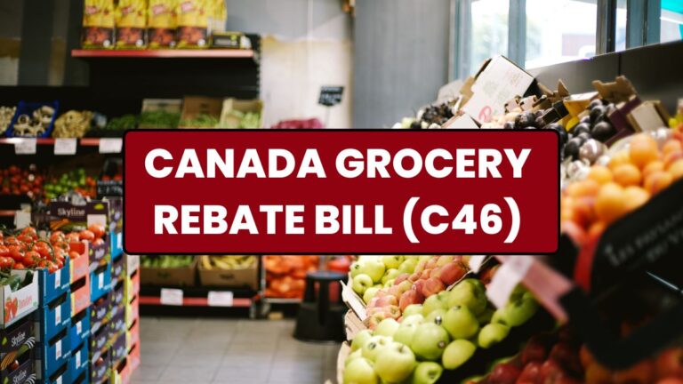 CANADA GROCERY REBATE BILL (C46)