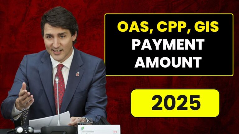 OAS, CPP, GIS PAYMENT AMOUNT